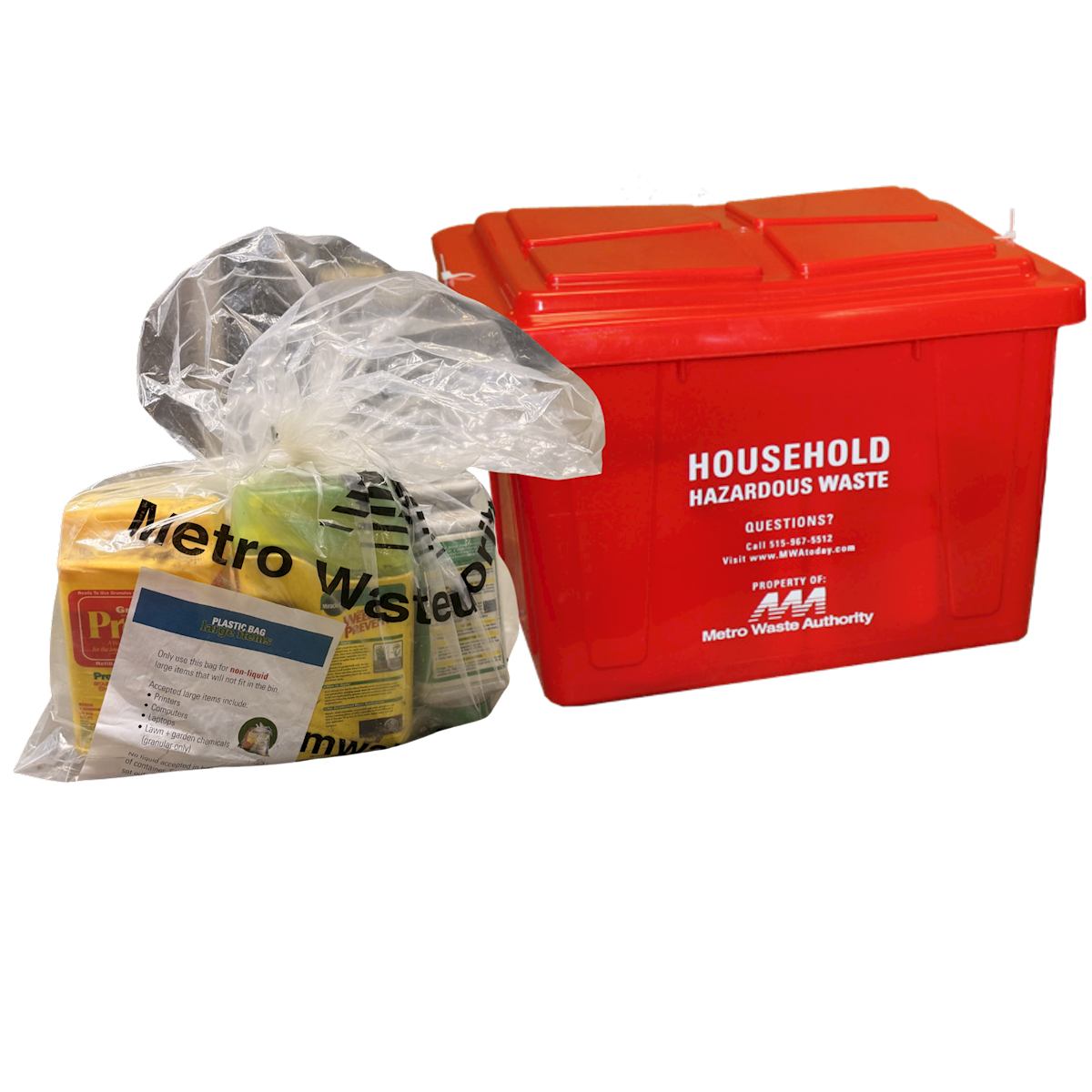 Houseside bin and bag