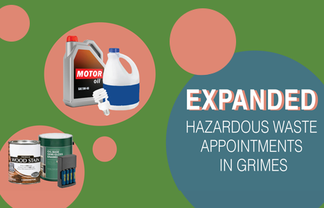 Drop Off Hazardous Waste by Appointment!